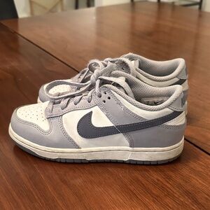 Nike Kids Light Gray and Dark Gray Sneakers